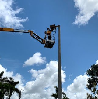 Commercial Electrical Parking Lot Lighting